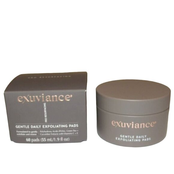 Exuviance Gentle Daily Exfoliating Pads Gently Exfoliate and Renew 60 Pads - Picture 2 of 2